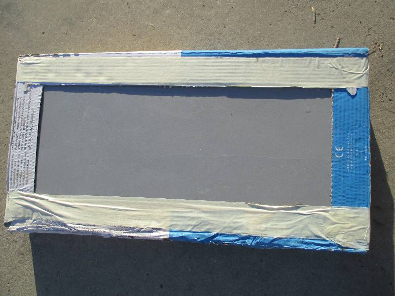 lot 39 image: case of 7 ceramic tiles, each is 12...