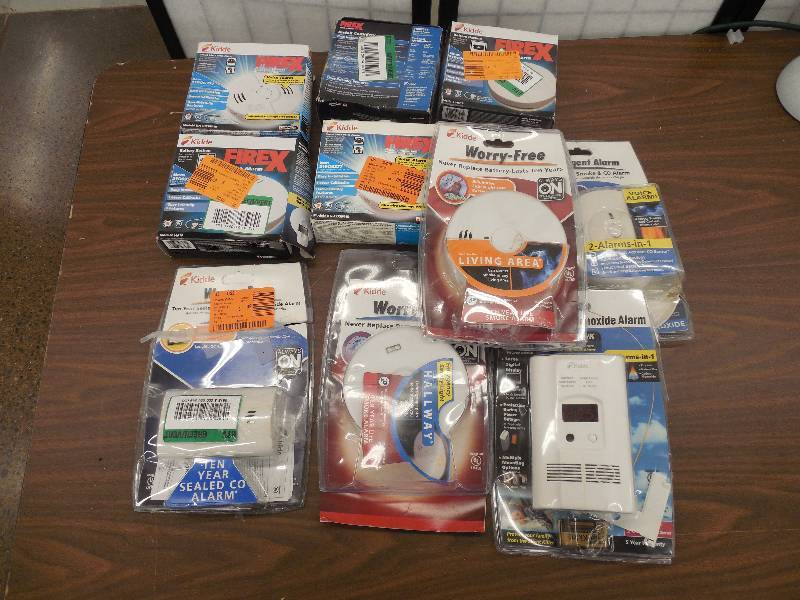 (10) SMOKE ALARM CARBON MONOXIDE DETECTOR LOT