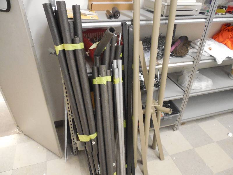 ASSORTMENT OF MISC. STEEL PIPING.