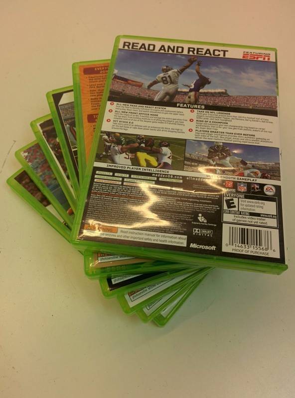 Xbox 360 Sports Bundle, 6 Games Complete With Manuals