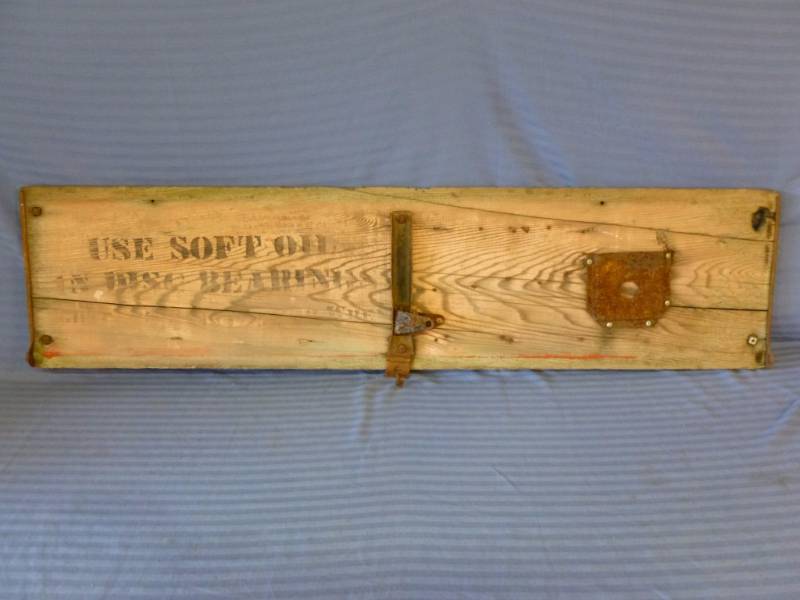 Antique Grain Wagon Wooden End Gate