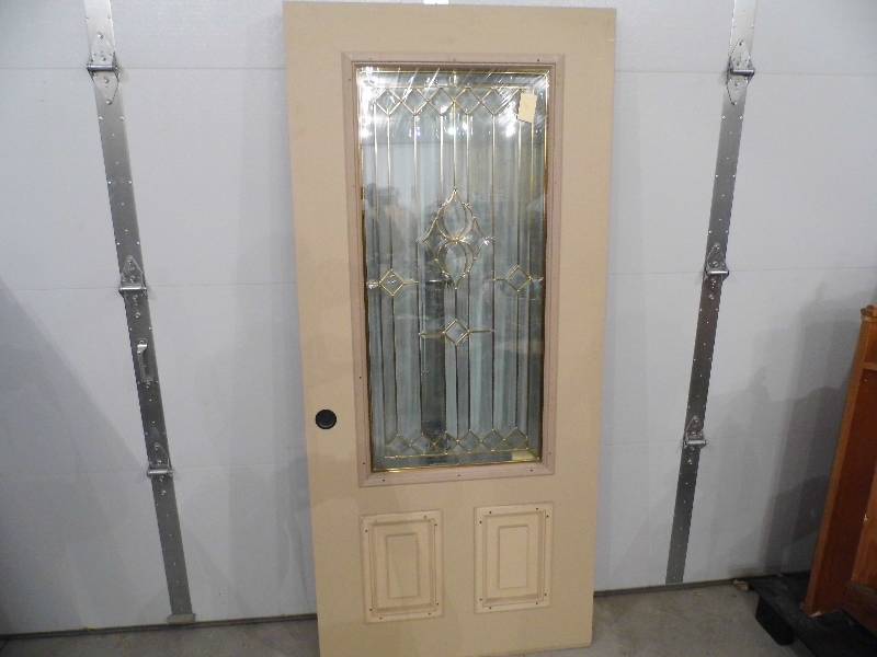 New Metal Door w Glass