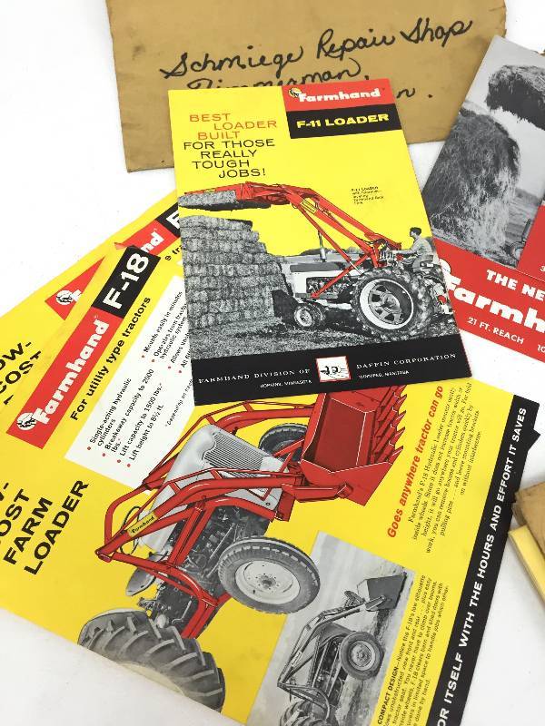 lot 20 image: Mint Vintage Farm Hand Advertisements
