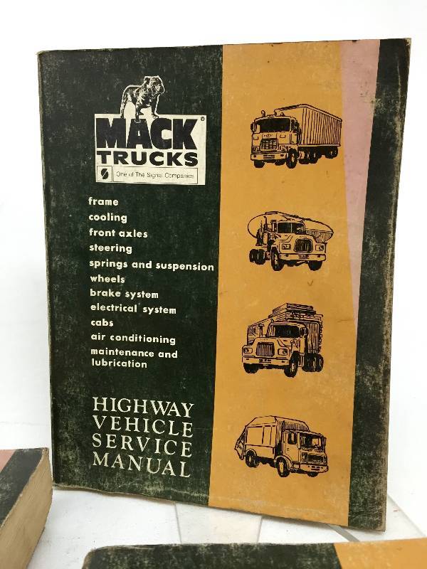 lot 24 image: Large Lot of 3 Mack Trucks Service Manuals