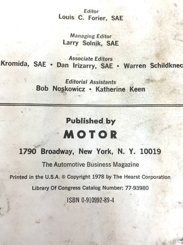 lot 27 image: MOTOR TRUCK REPAIR MANUAL 31st Edition