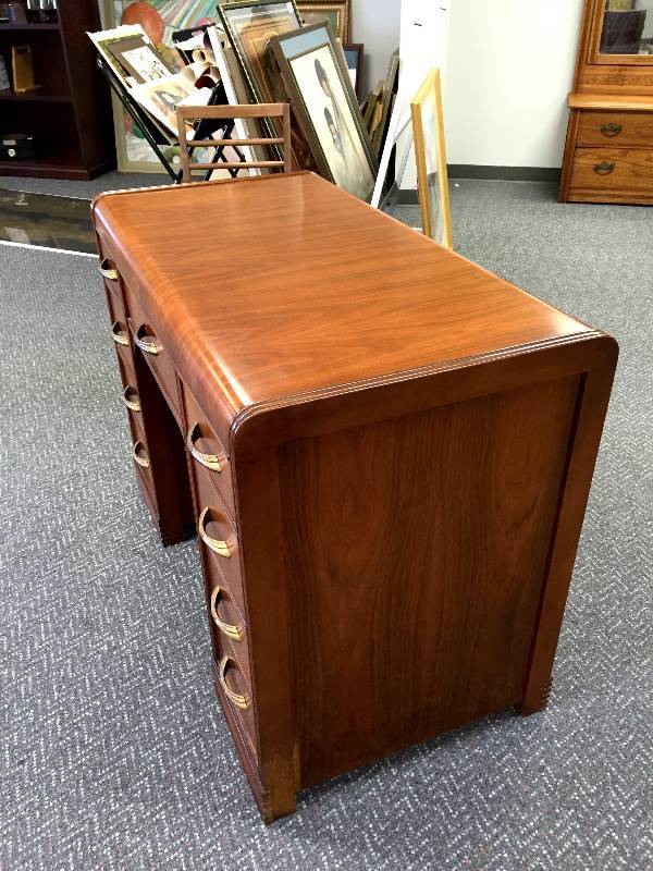 Art Deco Era desk waterfall style unbelievable condition