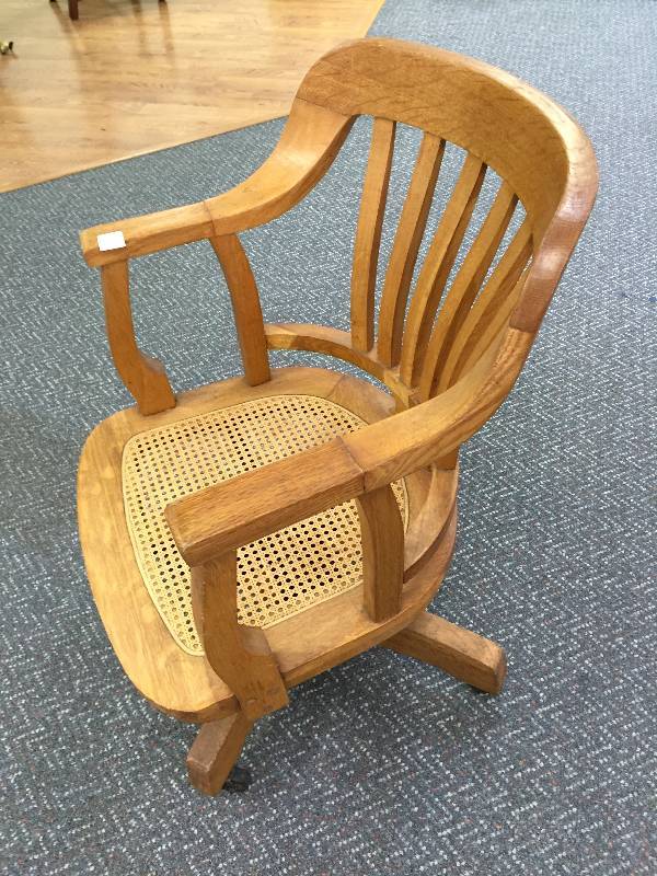 Unbelievable near mint condition antique 1800s oak office chair with some of the neatest hardware Ive ever seen