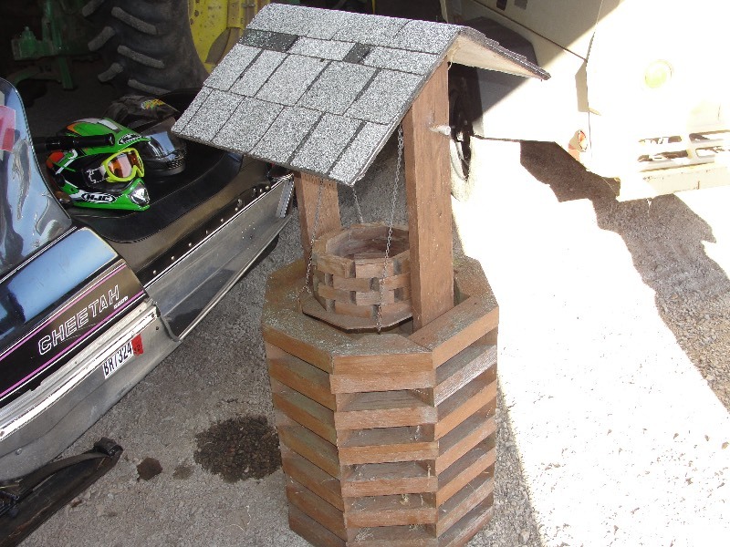Wooden Wishing Well