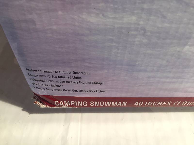 LIGHTED SNOW MAN