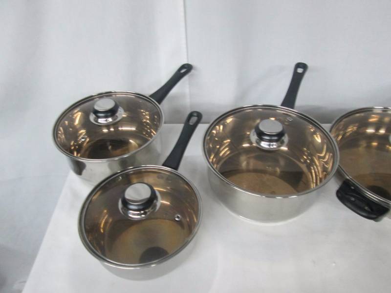 lot 38 image: Alcove 12-pc. Stainless Steel Cookware Set