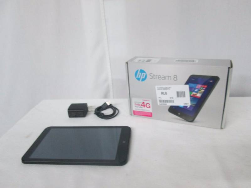 lot 13 image: HP Stream 8 32GB Windows 8.1 Tablet - Black