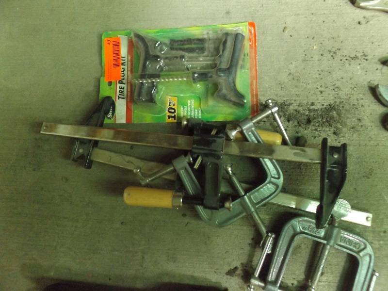 Clamps and Tire Repair Kit