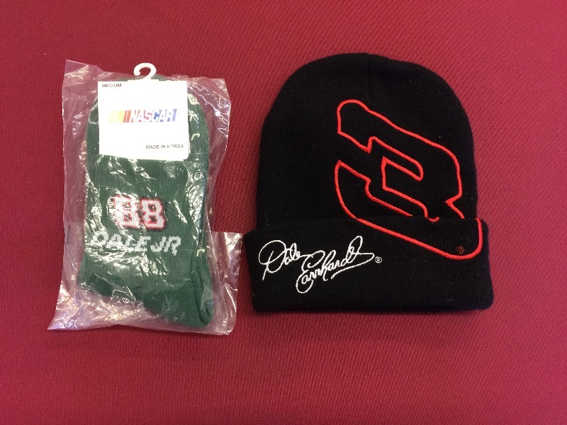 Dale Earnhardt or JR  Sweat Shirt, Pullover, long sleeve shirt  XL, socks and hat - view all pictures  lot of 4