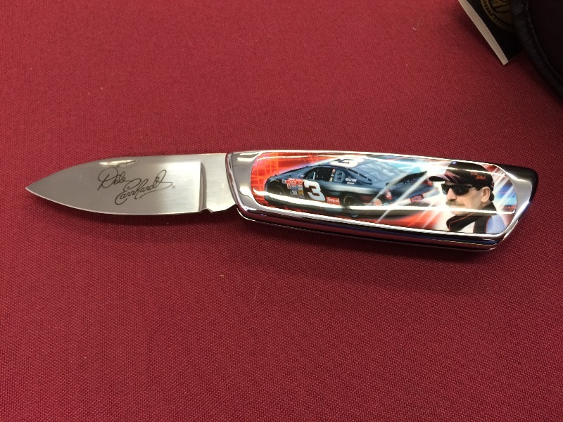 Dale Earnhardt or JR  Franklin Mint Collectors Knife - view all pictures