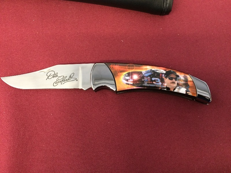 Dale Earnhardt or JR  Franklin Mint Collectors Knife - view all pictures