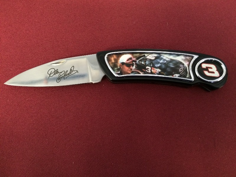 Dale Earnhardt or JR  Franklin Mint Collectors Knife - view all pictures
