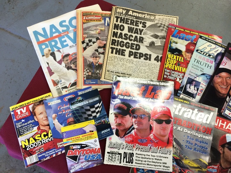 Dale Earnhardt or JR  Magazine Collection  Misc  - view all pictures  lot of 25
