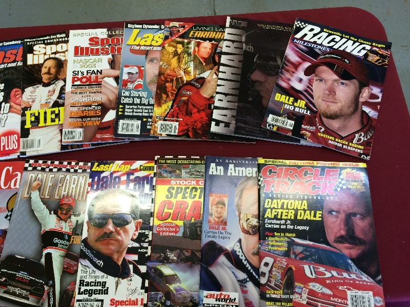 Dale Earnhardt or JR  Magazine Collection  - view all pictures  lot of 23