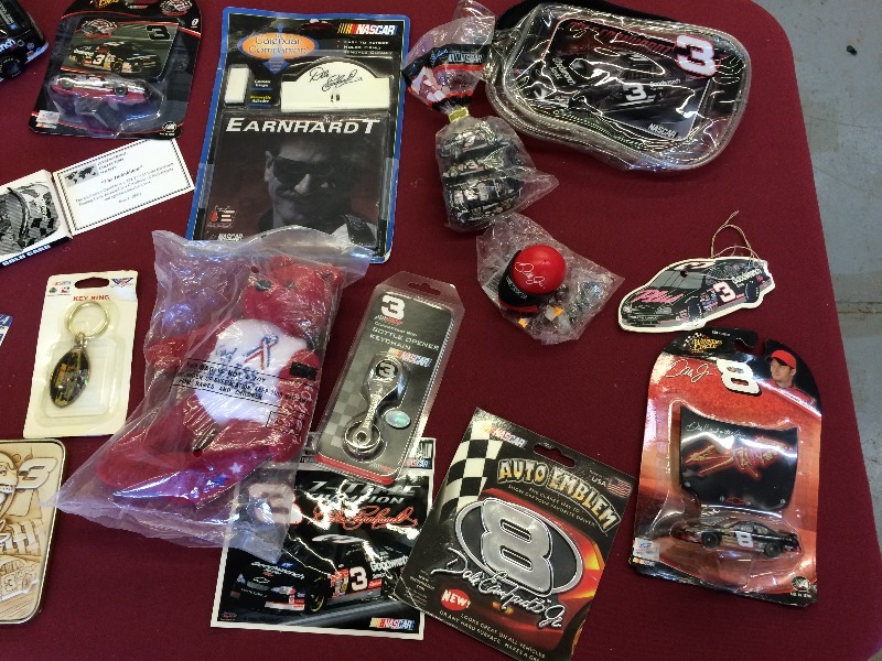 Dale Earnhardt or JR  Assorted collectors items and memobila  - view all pictures   lot of approx. 25