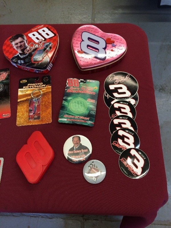 Dale Earnhardt or JR  Assorted collectors items and memobila  - view all pictures   lot of approx. 25