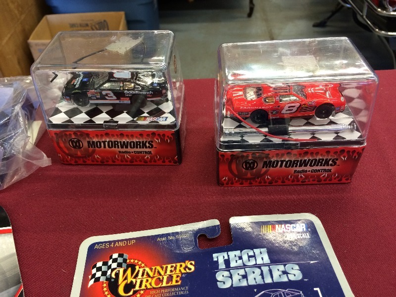 Dale Earnhardt or JR  2-Remote Cars and car collection  - view all pictures   New   lot of 9