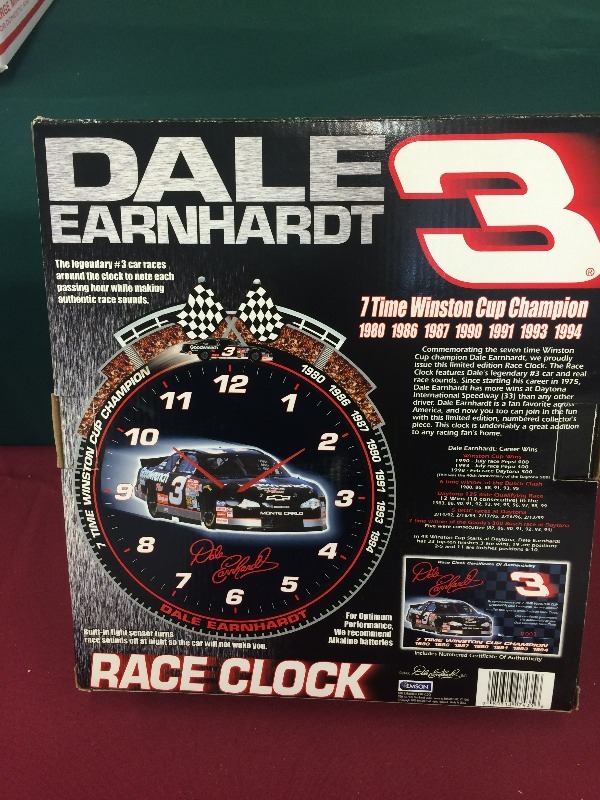 Dale Earnhardt or JR   Clock  - view all pictures