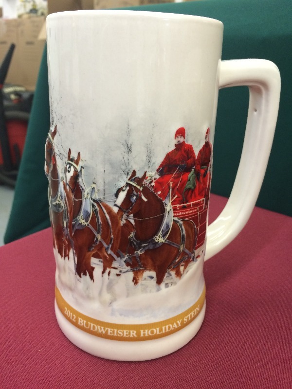 Budweiser Stein Collection - View all lot pictures  lot of 4