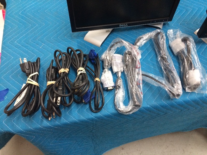 Matching Dell 17 Flat Panel Monitors  (Tested and work fine)  Lot of 4