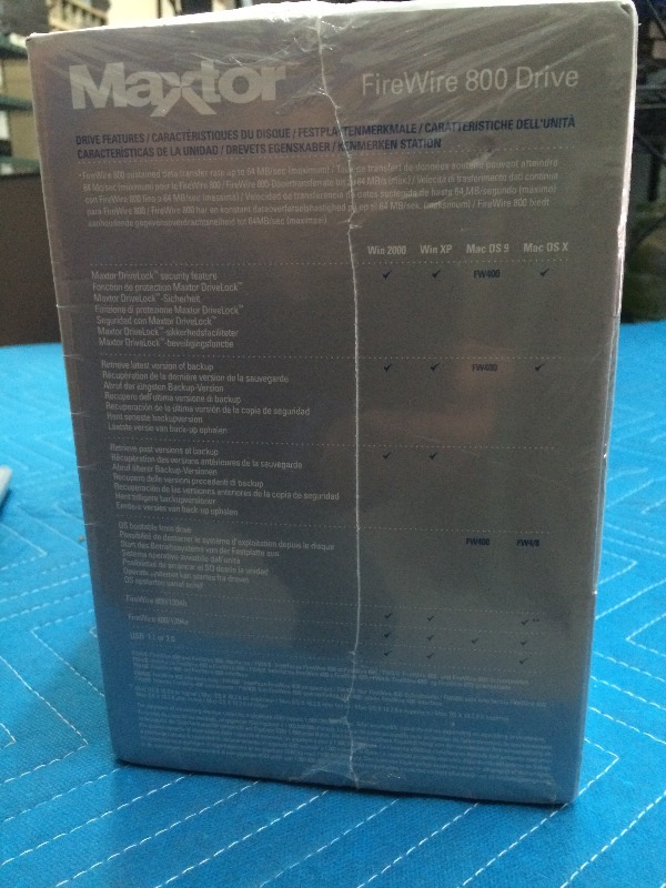 Maxtro OneTouch II FireWall  800 Edition   New in the box