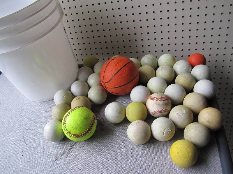 Bucket of balls...