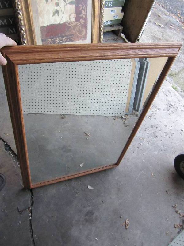 Beveled edge framed mirror, 2 x 3 f...