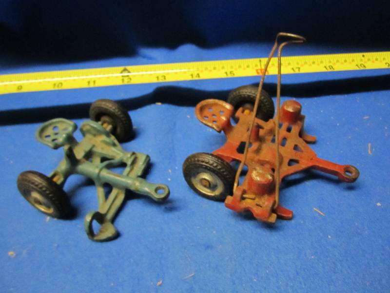 Vintage metal farm implements...