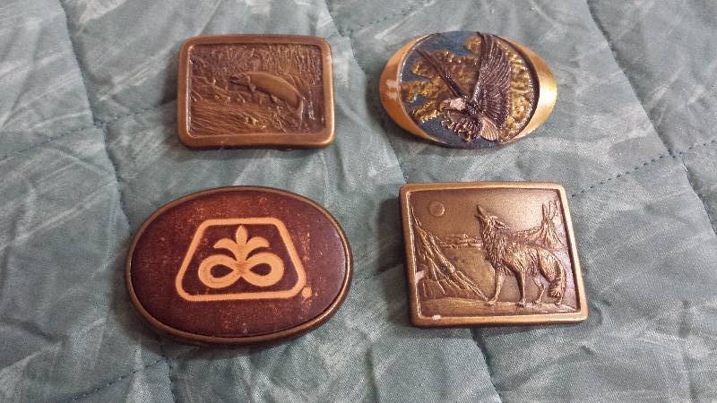 lot 117 image: Belt Buckles