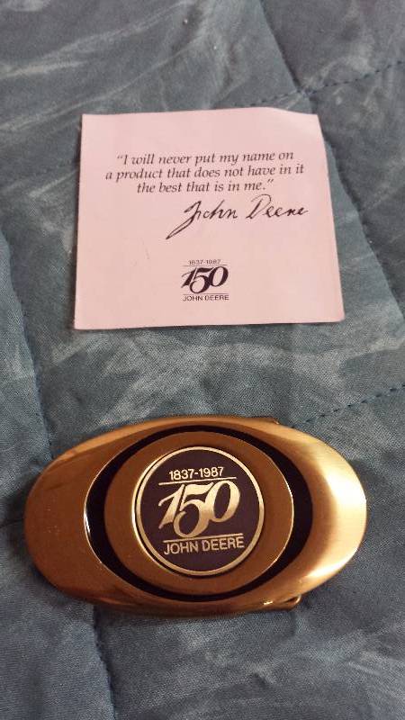 lot 122 image: John Deere 150 Years Gold