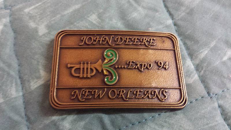 lot 140 image: John Deere Expo 1994 New Orleans