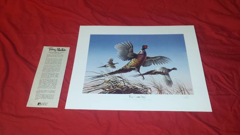 lot 167 image: Signed Terry Redlin The Landing