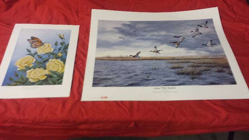 lot 170 image: Signed DU Prints