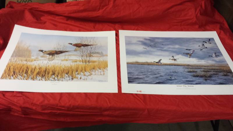 lot 174 image: Signed DU Prints