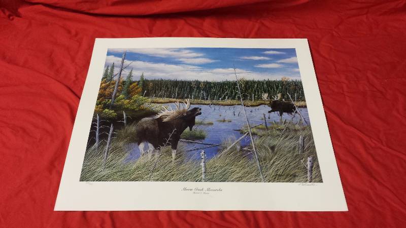 lot 192 image: Signed Robert Hinton Moose Creek Monarchs