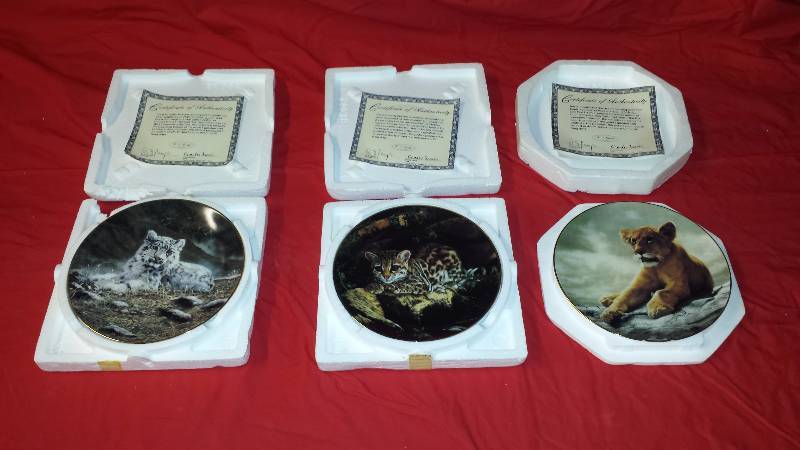 lot 201 image: WL George Collectible Plates