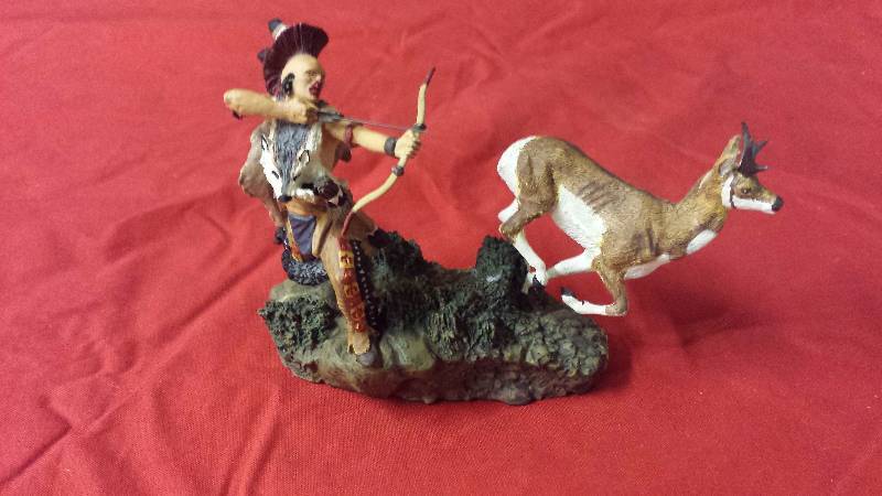 lot 278 image: The Franklin Mint PawneeAntelope American Indian Heritage Foundation