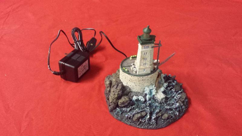 lot 287 image: The Danbury Mint St. George Reef Lighthouse Point St. George, California