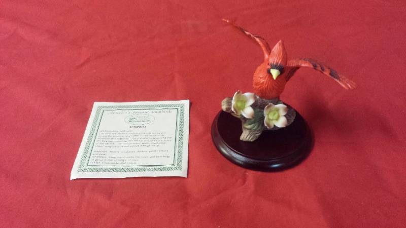 lot 312 image: Northern Cardinal Sculpture