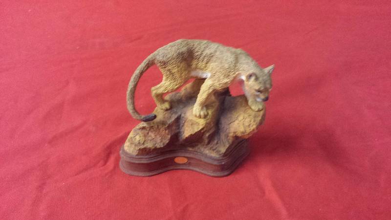 lot 327 image: The Franklin Mint The Mountain Lion Zion National Park