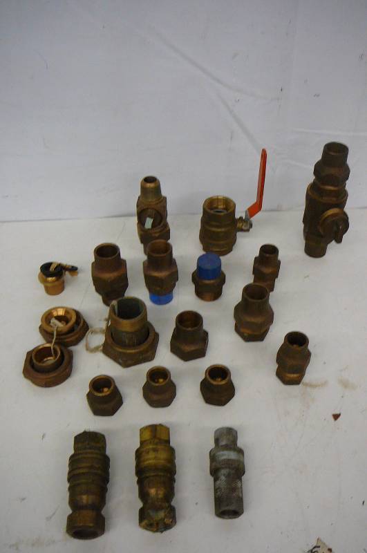 Lot of Brass Fittings and Valves