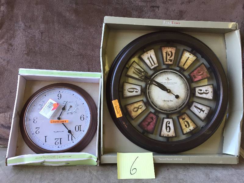 Lot of Clocks- not tested one is missing glass