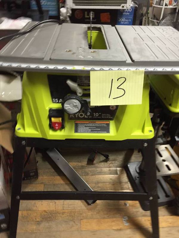 Ryobi 10 Table Saw with stand