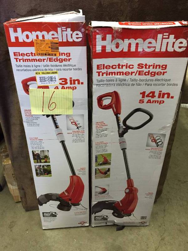 Lot of 2 Homelite Electric Trimmers