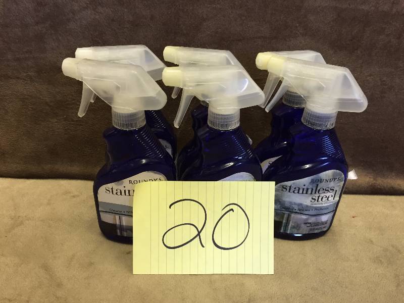 Lot of Stainless Steel Cleaners