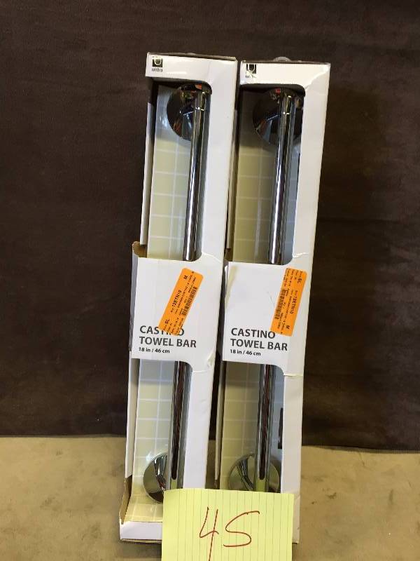 lot of 2 Castino Towel Bar